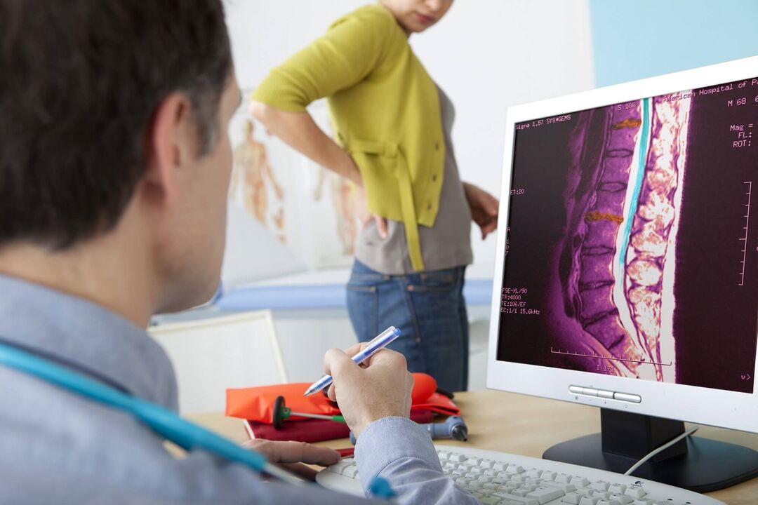 Diagnóstico da osteocondrose lumbar